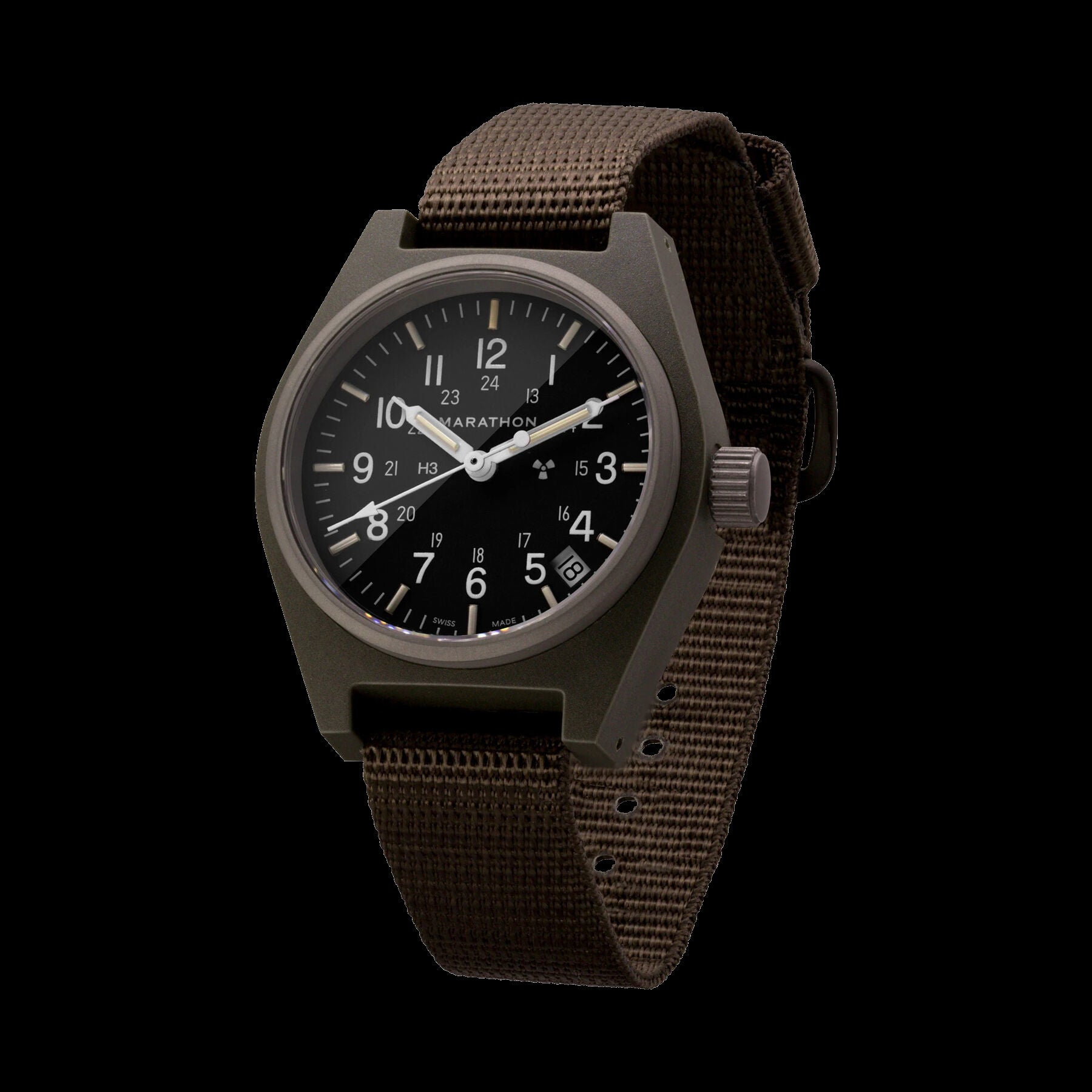 Marathon 34mm Field Watch — Sage Green — Quartz (GPQ)