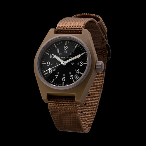 Marathon 34mm Field Watch — Desert Tan — Quartz (GPQ)