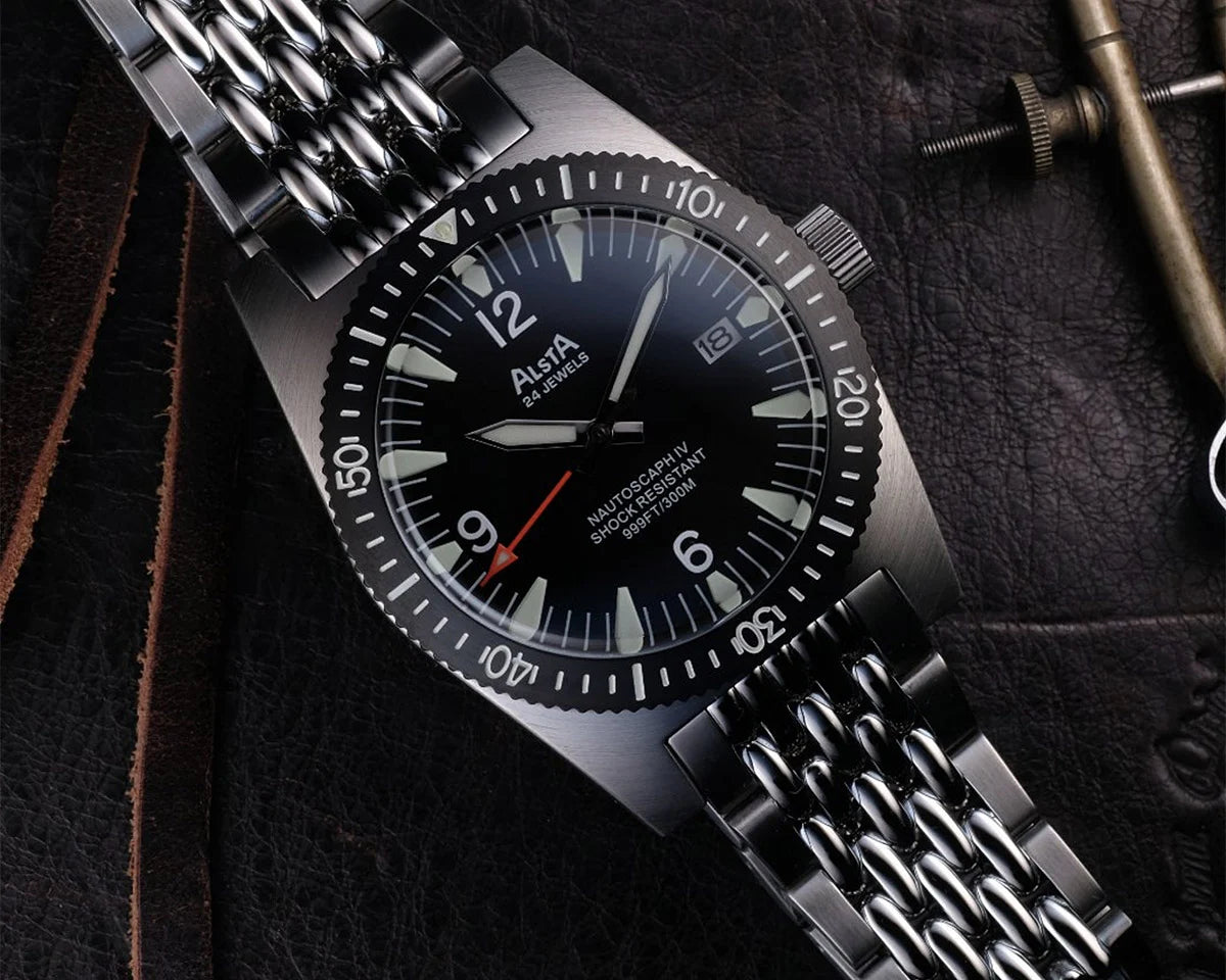 Alsta Nautoscaph  IV — 300M Dive Watch | beads-of-Rice