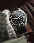 On-wrist view of the Marathon SSNAV-D. For enthusiasts searching for elite watches for men nearby, this is the ultimate military automatic watch.