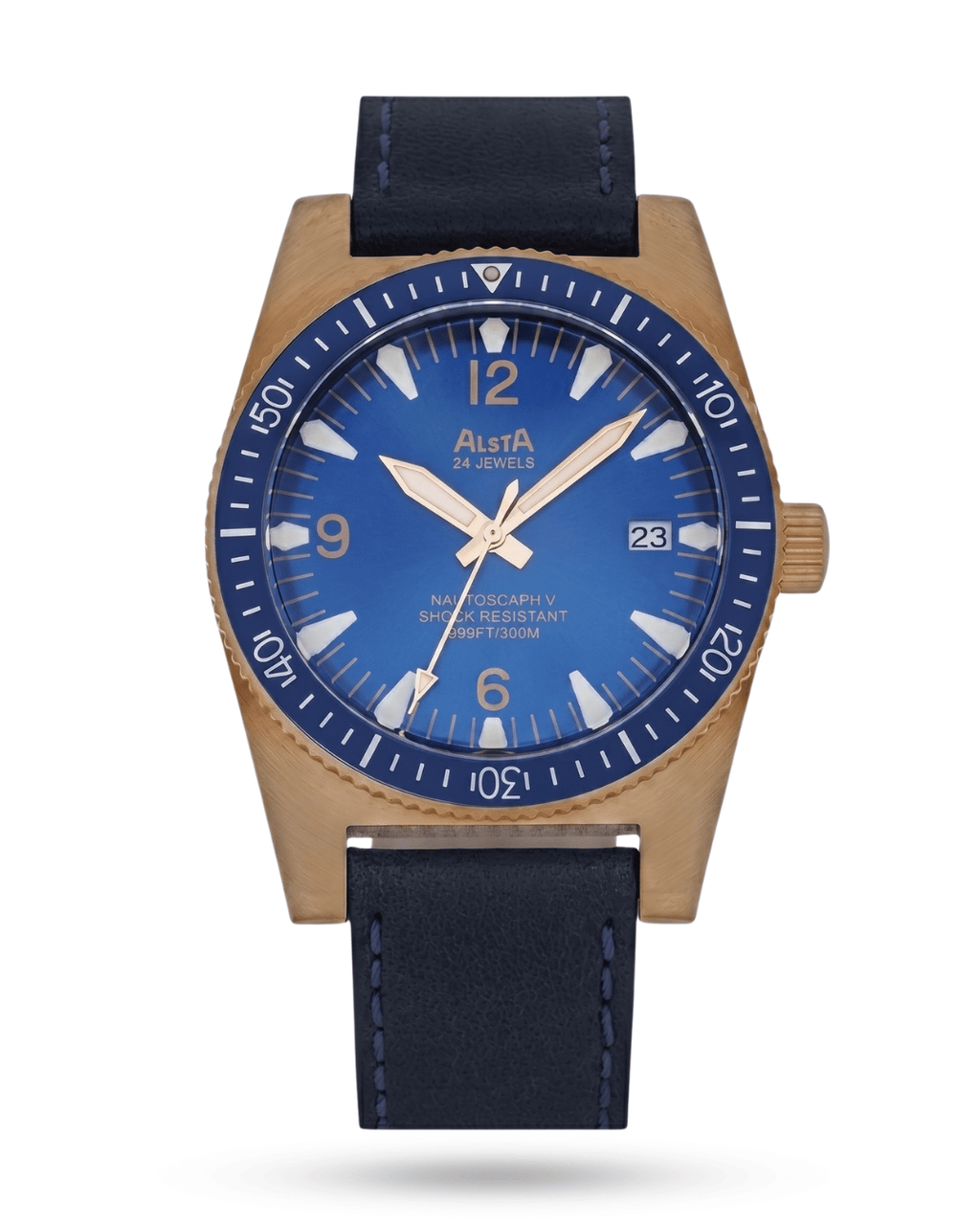 Alsta watches Nautoscaph V Anacapri bronze automatic dive watch