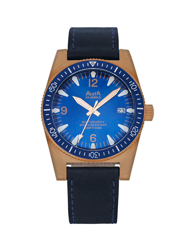 Alsta Nautoscaph Bronze — Anacapri Blue