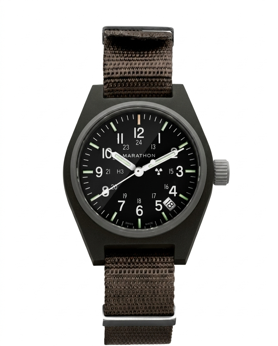 Marathon 34mm Field Watch — Sage Green — Quartz (GPQ)
